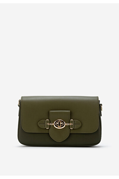 B T Shoes Green Mirabelle envelope bag