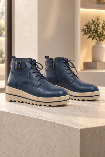Botinelli Ghete de damă Solders Bleumarin 2