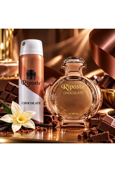 ORİON GLOBAL Riposte Chocolate Woman Parfüm & Deodorant Seti 100 + 150 ml – Ç...