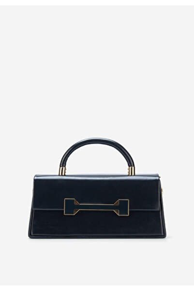 B T Shoes Hereia navy envelope bag