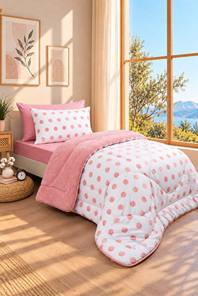 Sudemhome Single Sleeping Set Double-Sided Plush Welsoft Pufidik Sleeping Set...