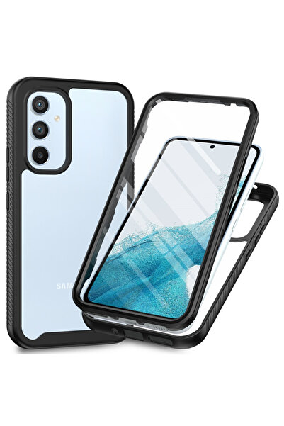 XGSM Husă pentru Samsung Galaxy A34 5G, antișoc, cu folie, neagră