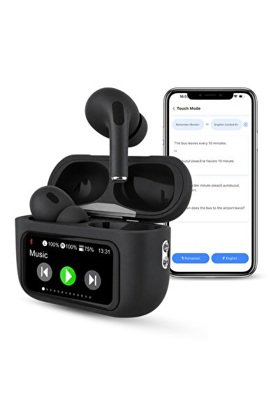 easyCTRL Casti cu Traducator pentru Conversatii in timp real, 151 Limbi Strai...