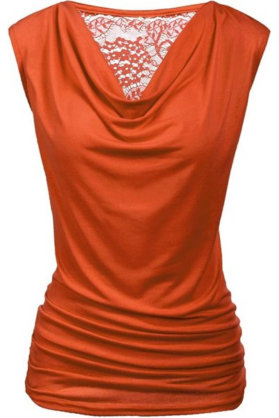 GENERAL Zeagoo Women's Trendy Ruched Sleeveless Business Casual Tunic Tank Top
