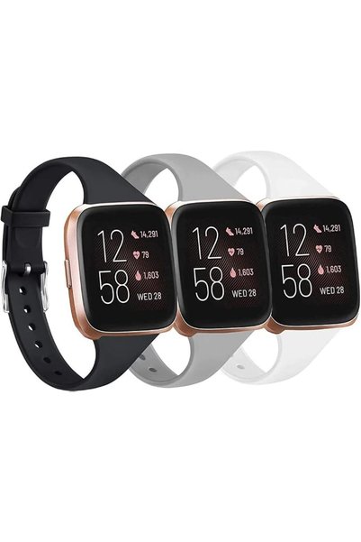 SYOSI 3 قطع من الأساور المقاومة للماء المتوافقة مع Fitbit Charge 2
