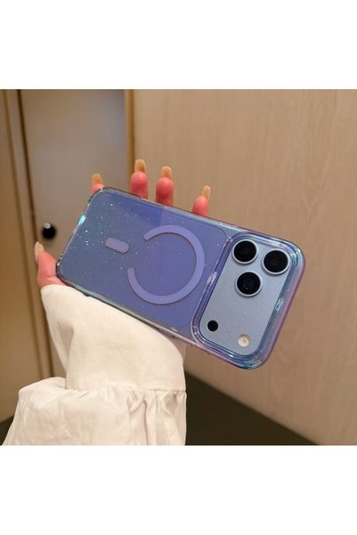 madamcase حافظة صلبة متوافقة مع هاتف Apple iPhone 18 Pro Max باللون الأزرق مع...