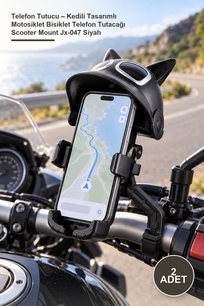 Yenilig 2 kom držača za telefon – dizajn mačke, motocikl, bicikl, nosač za te...