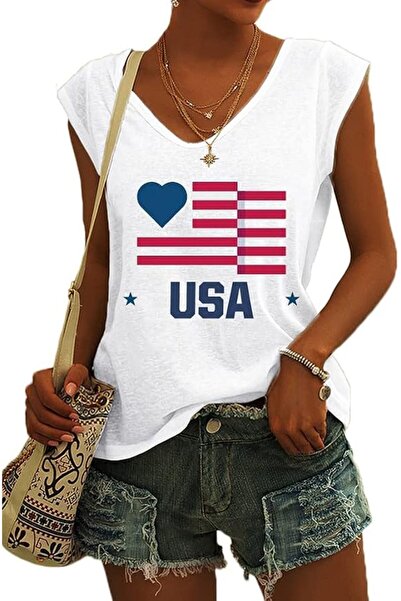 GENERAL Langwyqu Womens Cap Sleeve Blouses T-Shirt Casual Loose Fit Basic Shi...