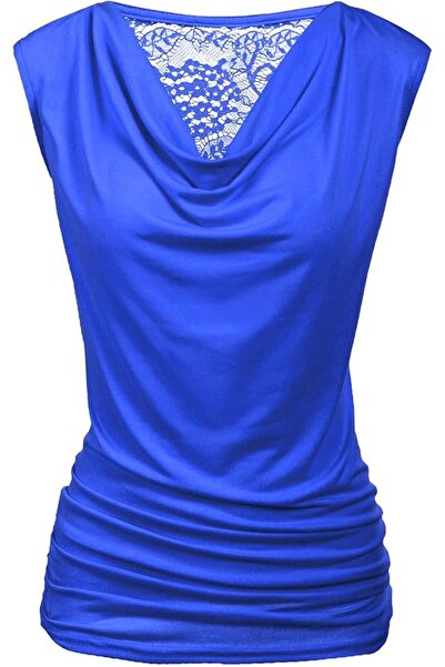 GENERAL Zeagoo Women's Trendy Ruched Sleeveless Business Casual Tunic Tank Top
