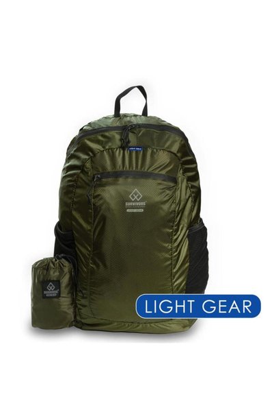 Survivors Σακίδιο Πλάτης 25lt Light Gear Bag Χακί