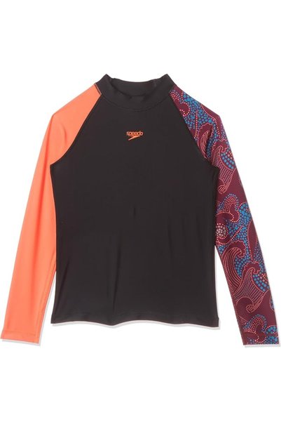 SPEEDO Unisex Baby Printed Rashguard Top Rash Guard Shirt (pack of 1)