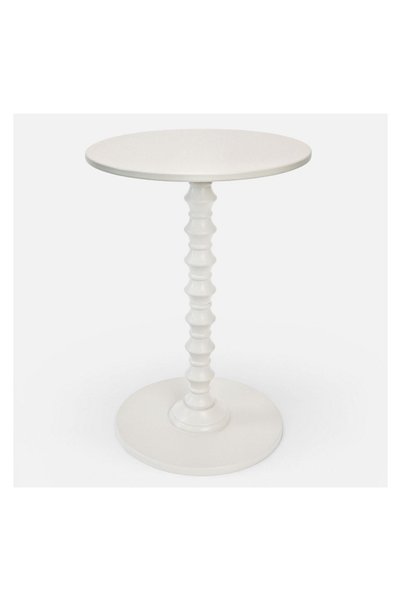 OEM Măsuță Auxiliară Rotundă Bej Ø35x50 cm din MDF – Design Minimalist și Boh...