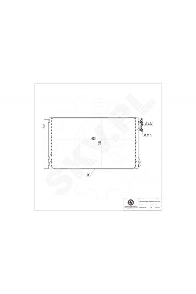 ESEN SKV Radiator aer condiționat BMW Seria 1 3 X1 X3 64509169789