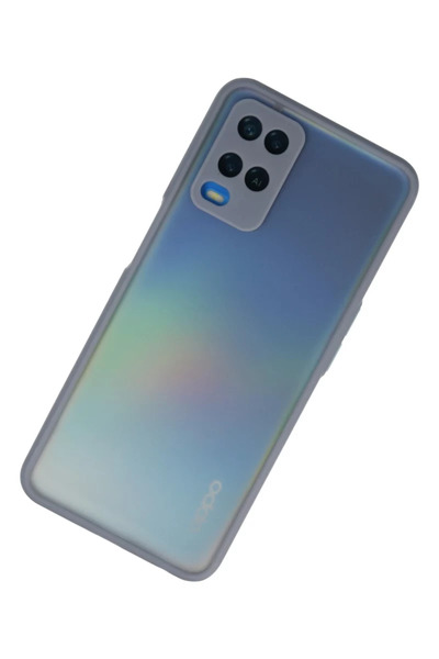 Bezos Oppo A54 4g Compatible Case Montreal Silicone Cover - Gray
