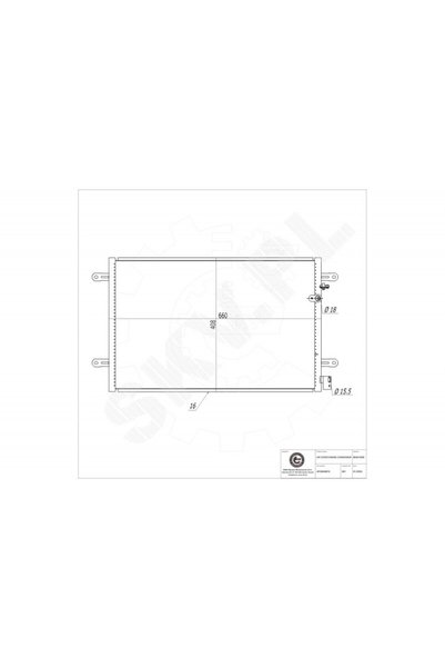 ESEN SKV Radiator climatizare Audi A6 C6 4F0260401E