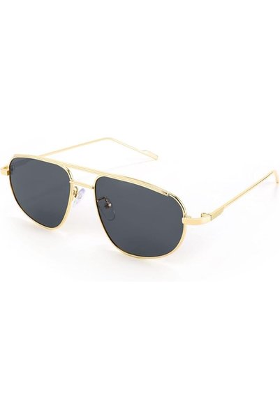 GENERAL FEISEDY Vintage Pilot Sunglasses for Men Women Lightweight Metal Fram...