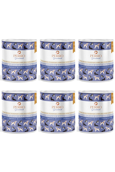 Perro Hrană umedă pentru câini Gourmet cu fazan și pere 6 x 800g