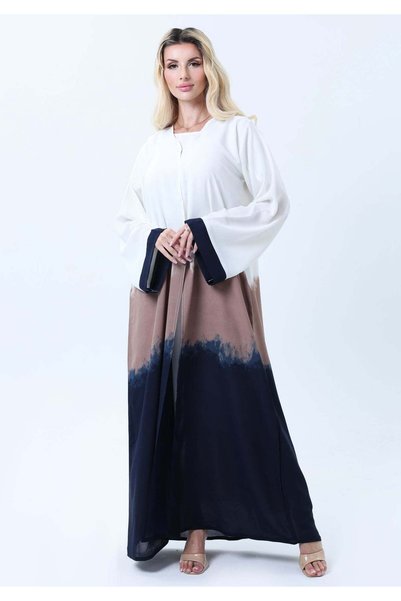 Msquare Fashion CEY Lightweight Triple Shade Abaya with Sheila