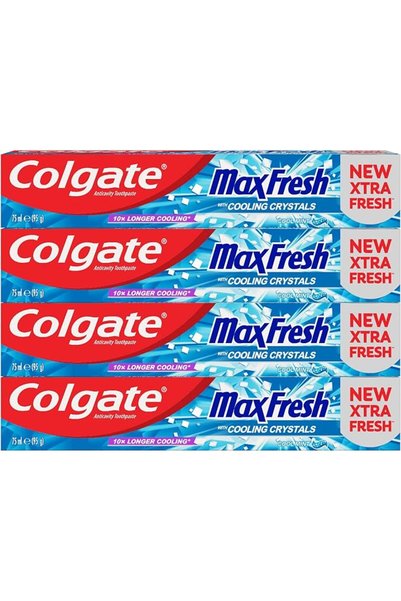 Colgate Palmolive معجون أسنان كولجيت ماكس فريش بنكهة النعناع المنعش، مع بلورا...