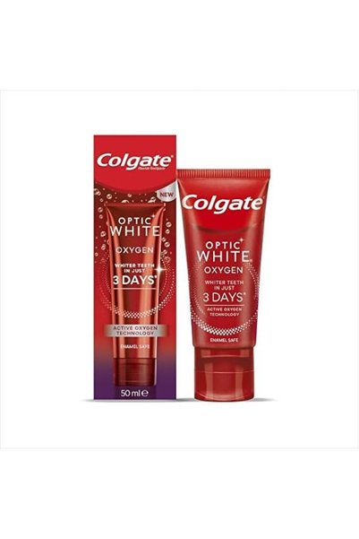 Colgate Palmolive معجون أسنان كولجيت أوبتيك وايت أوكسجين، معجون أسنان بتقنية ...