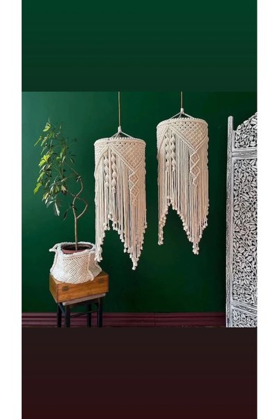 ELFİDAA WOOD Makrome avize