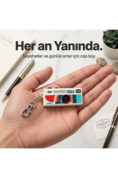 GZTECH Mini Dijital Retro Kamera - Selfie Video Vlog Kamerası Mini Fotoğraf Makinesi