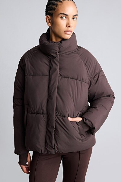 DeFacto Windproof Water Repellent Regular Fit Stand Collar Raglan Sleeve Wint...