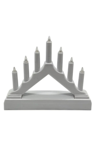 Generic Brand Decorațiune de Crăciun cu 7 Lumânări și Lumină LED, Ornament Fe...