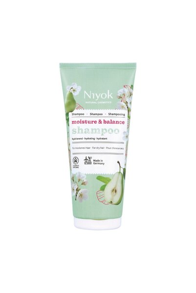 Niyok Șampon hidratant Hidratare și echilibru pentru păr uscat, Niyok, 200 ml