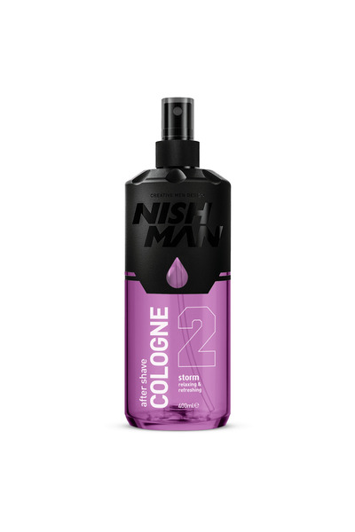 NISHMAN After Shave Cologne 02 Storm Refreshing Soothing 400 ML