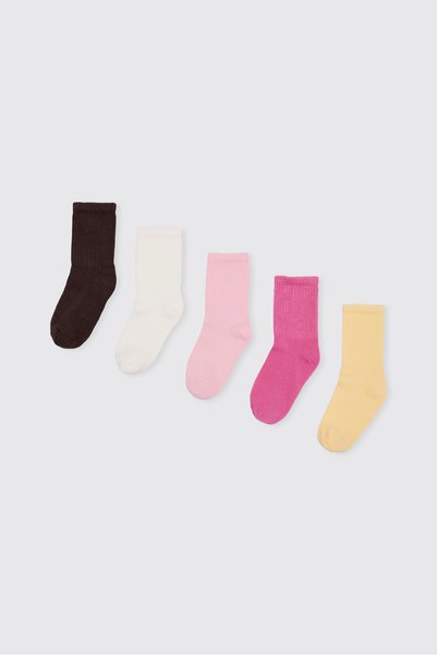 Panço Girl's 5-piece Socks Set