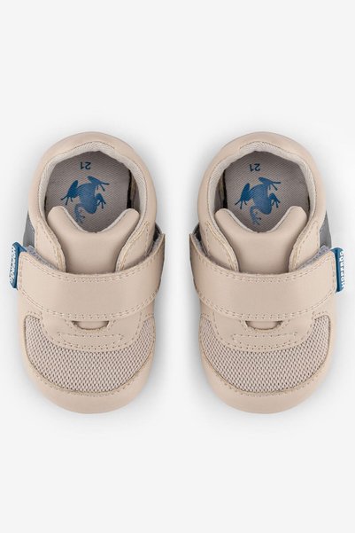 HOPFRÖG Smart Walker First Prime Cool Beige Barefoot First Step Baby Shoes
