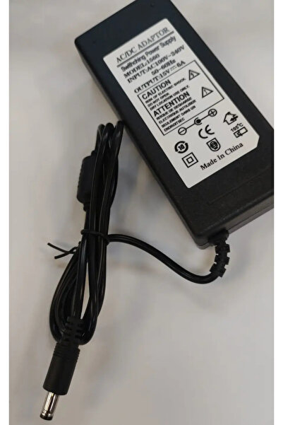 vidsel Alimentator AC 100-240V - DC 15V 6A cu mufa 5.5x2.5mm fara cablu de al...