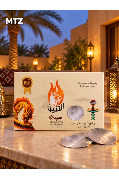 mtz أقراص رقائق الألمنيوم الدائرية المثقوبة مسبقًا لأوعية الشيشة، أغطية رقائق...