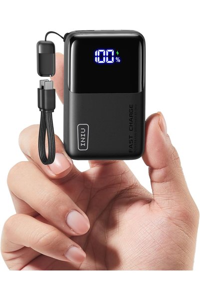 iniu Power Bank, Smallest Portable Charger 10000mAh, 45W Fast Charging Mini B...