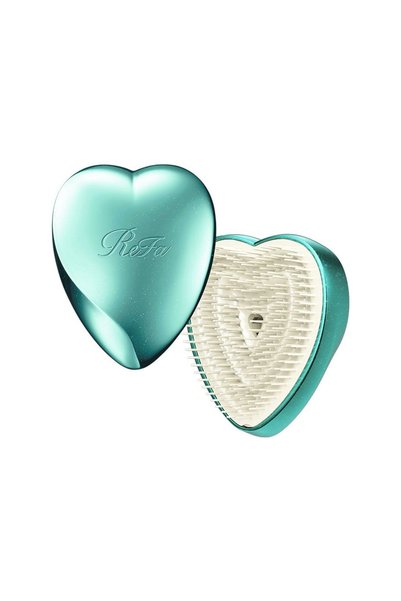 ReFa Heart Brush Kalp Saç Fırçası M Mint Green Taşınabilir Kapaklı