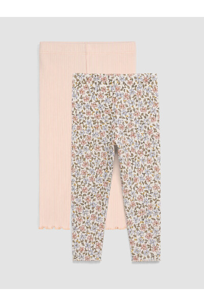 LC Waikiki Nevavm Lcw Baby Ecru Patterned Super Skinny & Extra Narrow Baby Gi...