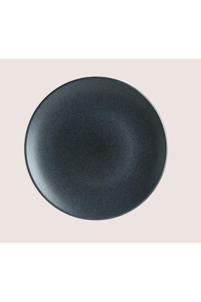 tabakevi Tabak evi porcelain graphite flat plate 25cm single