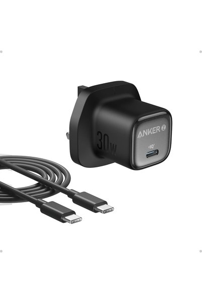 Generic Anker Zolo 30W GaN USB C Charger, Low-Temperature Technology, 0.9m Cable