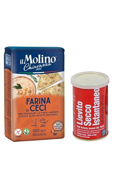 Chiavazza Pachet Faina de Naut Chiavazza, 500 g si Drojdie Uscata, Italmill, ...