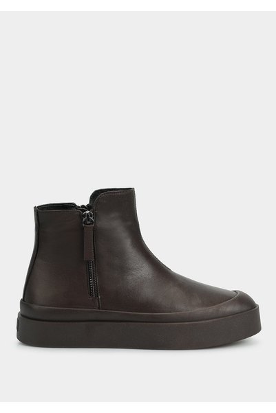 Provoq Brown Leather Women's Boots