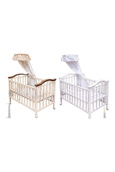 Generic Brand Wooden Baby Crib with Mosquito Net- Model 556