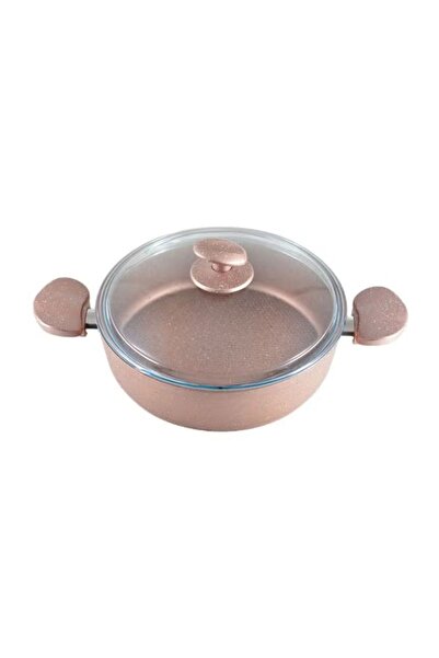 AVCI HOME MAKER Granite Casserole Brown/Clear 26 cm