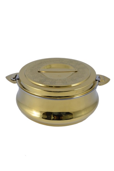 AVCI HOME MAKER Riyadh Hotpot, 7500 ml Capacity, Gold Etching