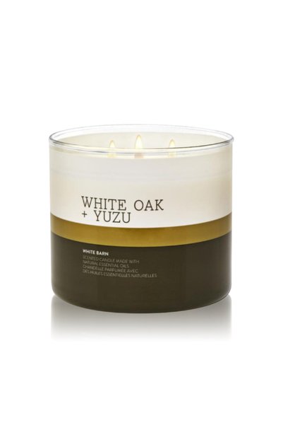 Bath & Body Works WHITE OAK & YUZU SCENTED CANDLE 411 g