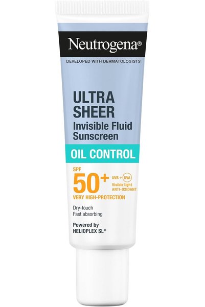 Neutrogena واقي شمس سائل فائق النعومة غير مرئي للوجه بعامل حماية 50+، 50 مل، ...