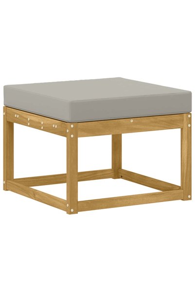 vidaxl Hocker de Exterior Lemn Solid de Acacia Alb