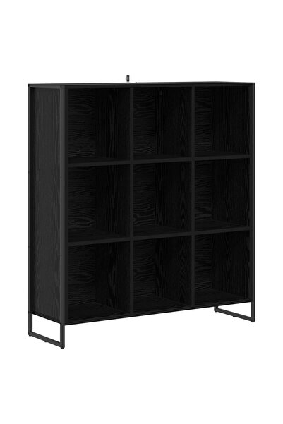 vidaxl Dulap pentru cărți Stejar Negru 99,5 x 30 x 108 cm