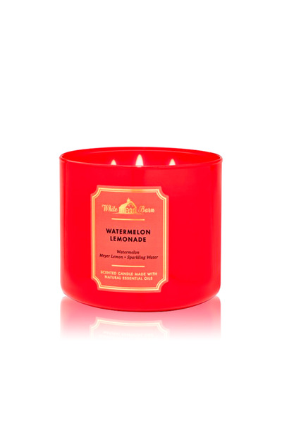 Bath & Body Works شمعة معطرة برائحة عصير البطيخ والليمون 411 جرام