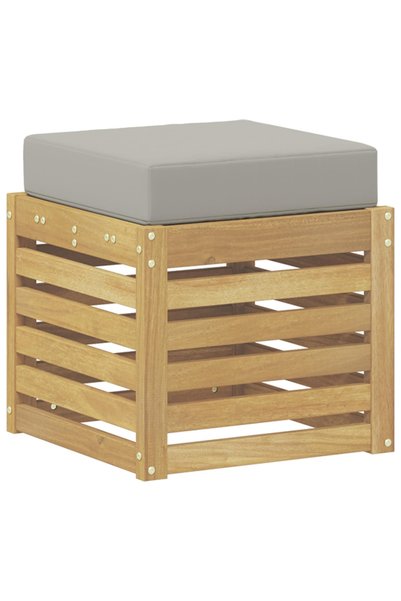 vidaxl Bancă de exterior Lemn Solid de Acacia Alb spală